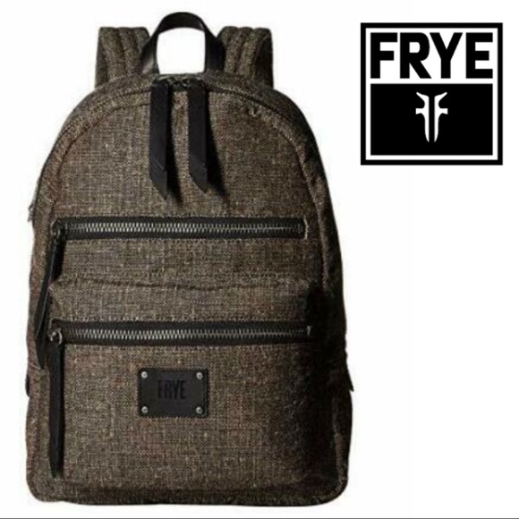NWT Frye Leather Trimmed Backpack main image 10